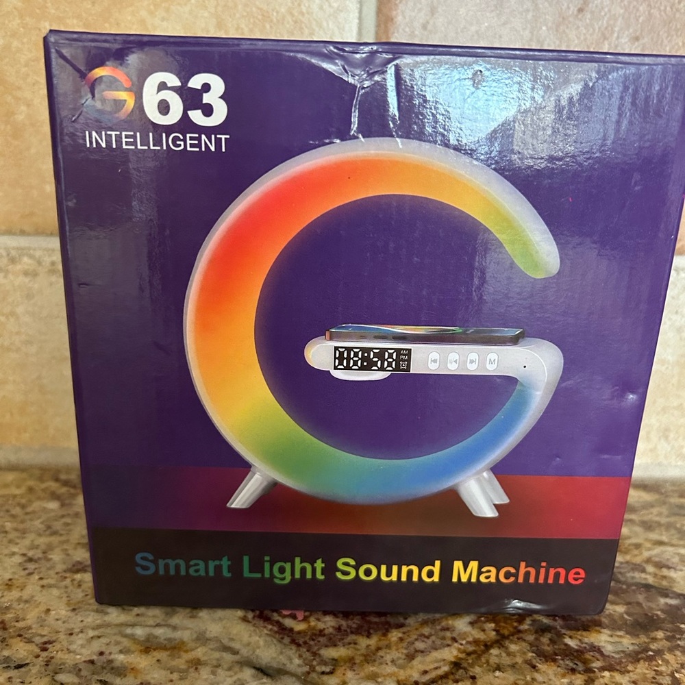 G63 INTELLIGENT SMART LIGHT SOUND MACHINE ( BRAND NEW) - Picture 2 of 12